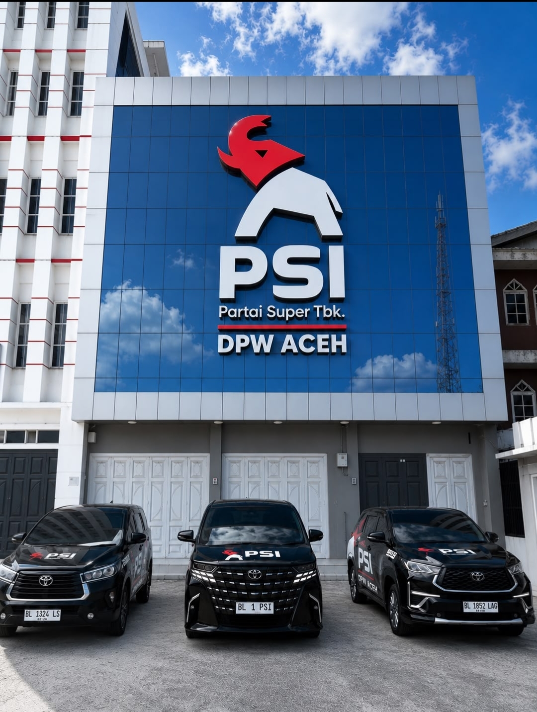 Sewa bulanan partai PSI